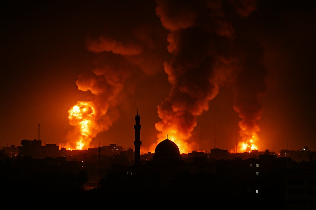 US-Led Coalition Invades Iraq — Operation Iraqi Freedom Begins — detail
