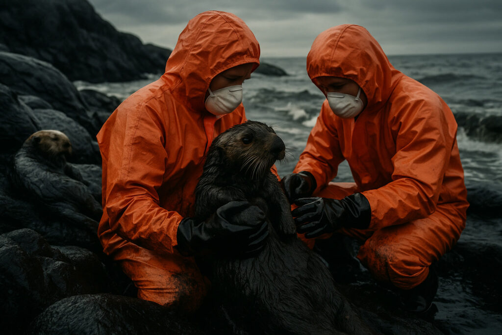 Exxon Valdez Oil Spill — detail