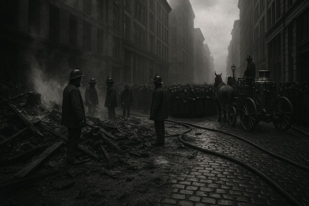 Triangle Shirtwaist Factory Fire — detail