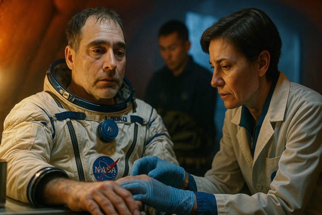 NASA Astronaut Mark Vande Hei Returns to Earth After Record-Breaking 355-Day Mission — detail