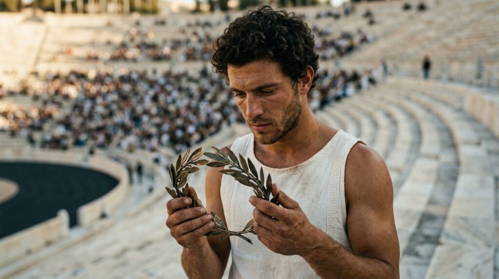 First Modern Olympic Games Open in Athens — detail