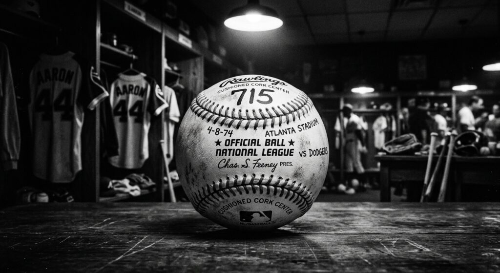 Hank Aaron Surpasses Babe Ruth — detail