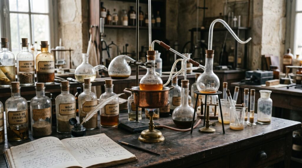 Louis Pasteur Completes the First Pasteurization Test — detail