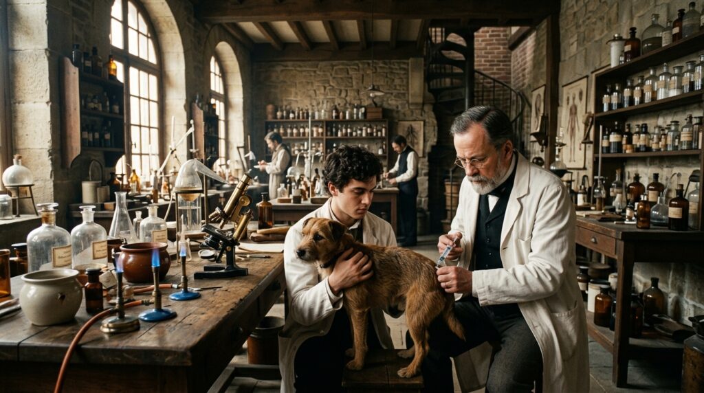 Pasteur Tests the Rabies Vaccine