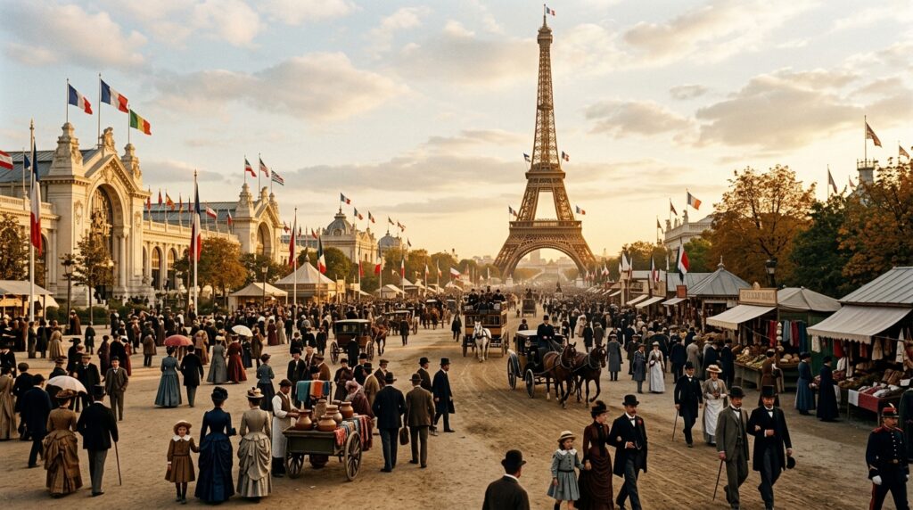 Eiffel Tower Opens to the Public — detail