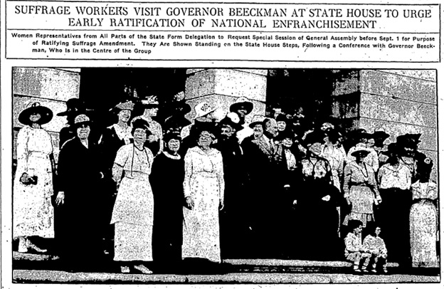 U.S. Congress passes the 19th Amendment for women's suffrage