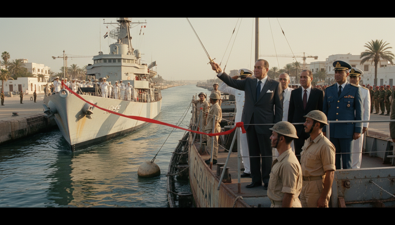 Suez Canal Reopens After Eight-Year Closure