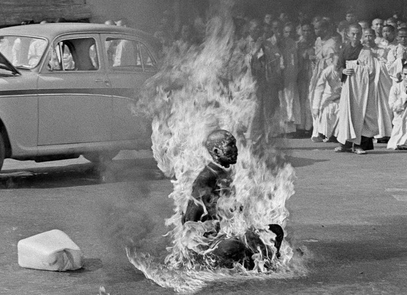 Thích Quảng Đức Self-Immolation in Saigon