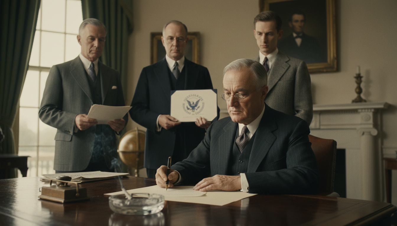 Franklin D. Roosevelt Signs the National Industrial Recovery Act