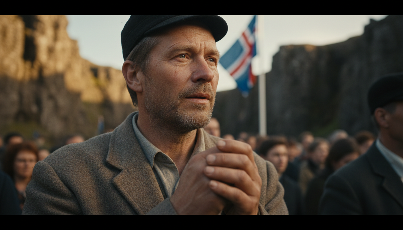 Iceland Declares Independence — detail